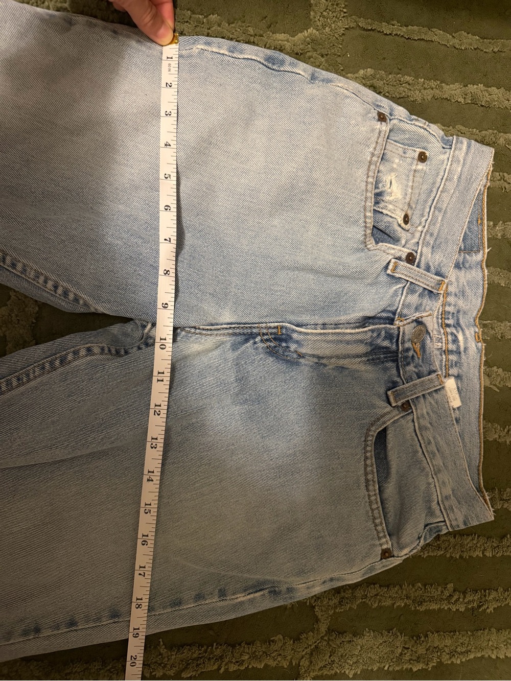 Women’s Vintage Levi’s Light Blue Boot Cut Jeans - Picture 8 of 9